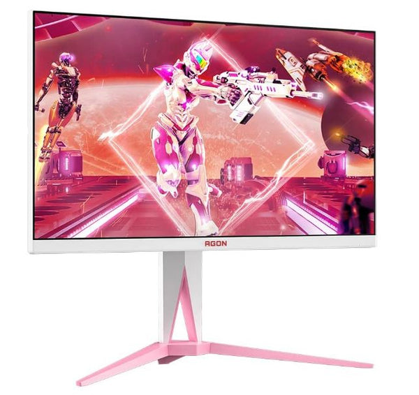 AOC AGON 27" 170Hz QHD 1ms HDR IPS LCD Gaming Monitor - Pink Edition