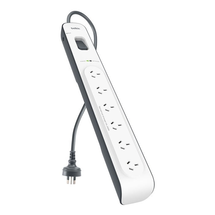 Belkin BSV603 6-Outlet 2-Meter Surge Protection Strip