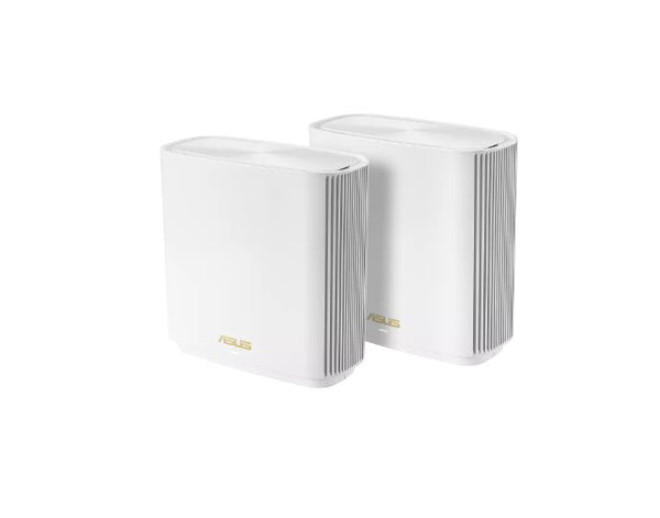ASUS ZenWiFi XT8 V2 AX6600 WiFi 6 Tri-Band Mesh Routers (2 Pack) - White